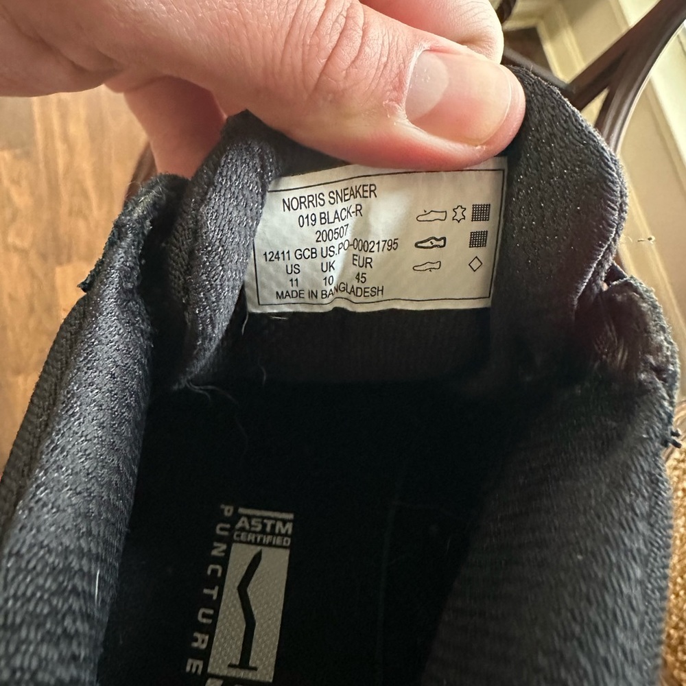5.11 Tactical Men's Black Suede Tactical Sneakers - Picture 4 of 5